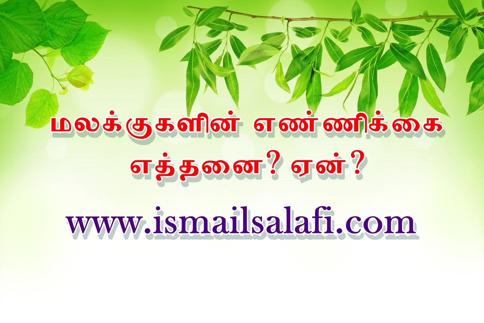 அல் குர்ஆன் விளக்கக் குறிப்புக்கள் – 15 | மலக்குகளின் எண்ணிக்கை எத்தனை? ஏன்?